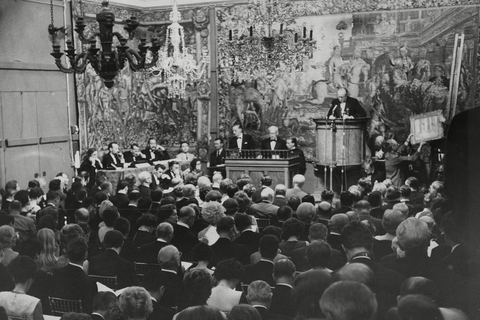 Image may contain Crowd Audience Human Person and People