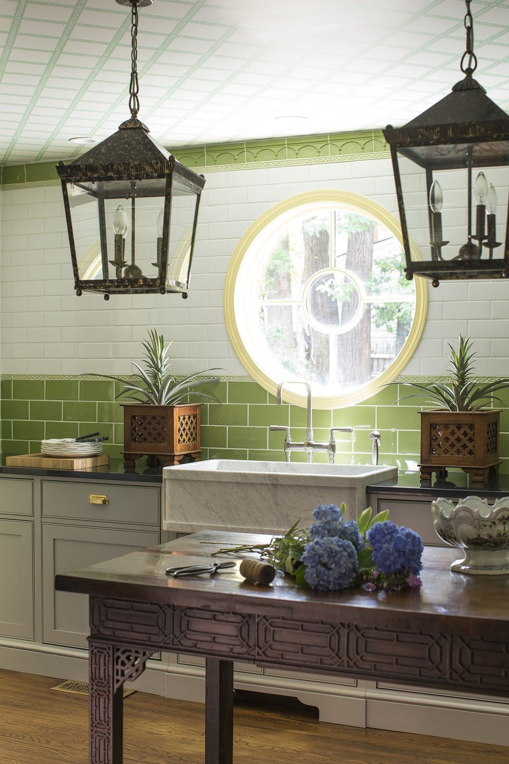 Kitchen Window  At Home Madcap Cottage Bright Pattern House | Real Homes