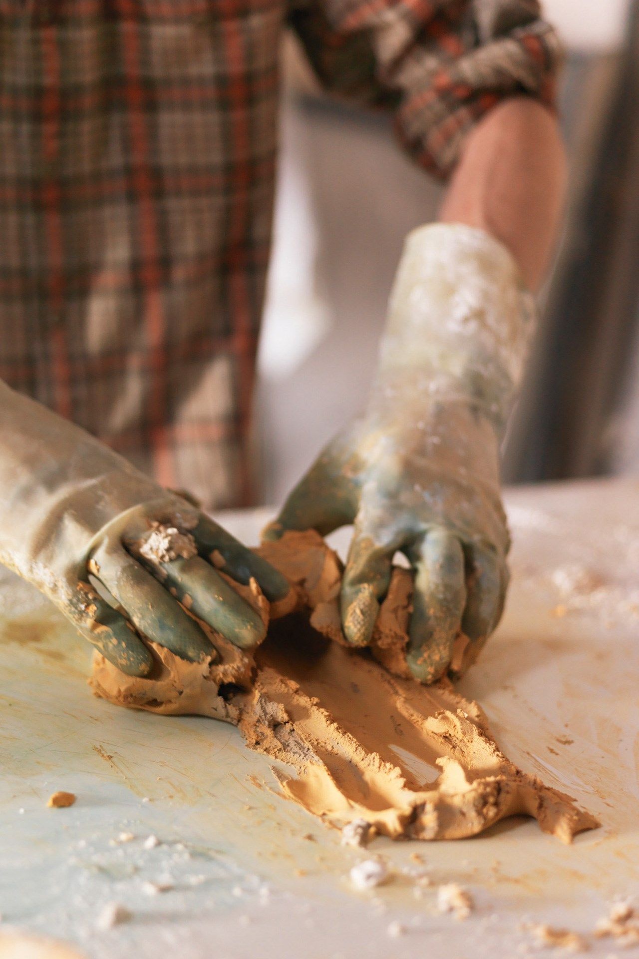 Scagliola specialist Tom Kennedy