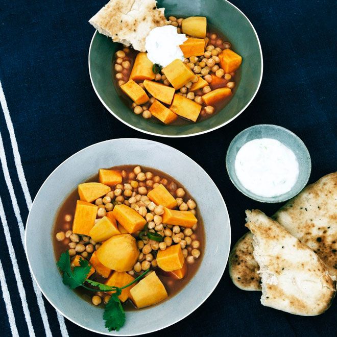 Image may contain Plant Food Produce Furniture Dining Table Table Bowl Vegetable Bean Lentil Dish and Meal