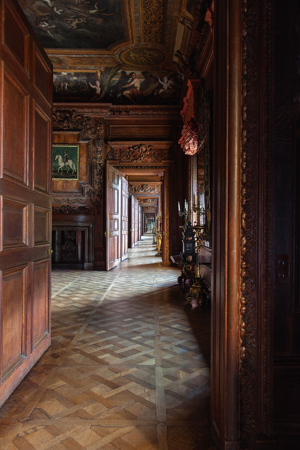 Image may contain Flooring Floor Wood Hardwood and Corridor