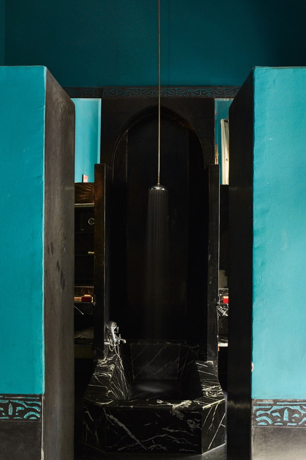 Shower Room | Vanessa Branson's Marrakech Hotel and London Home