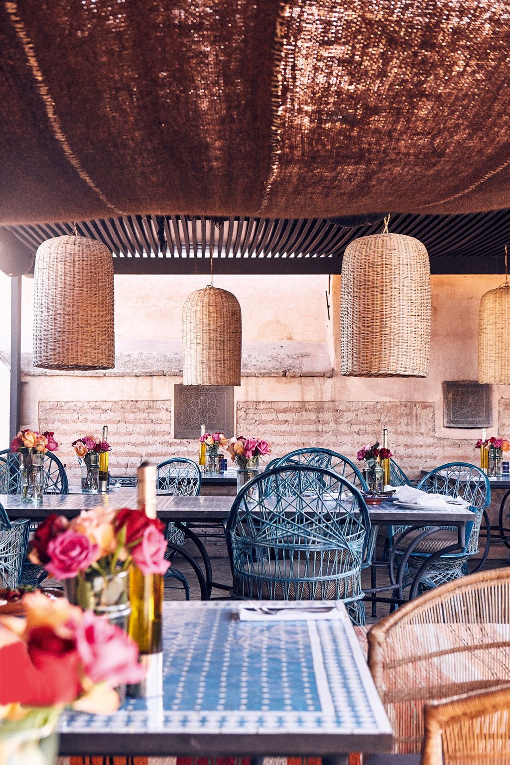 Restaurant at El Fenn | Vanessa Branson's Marrakech Hotel and London Home