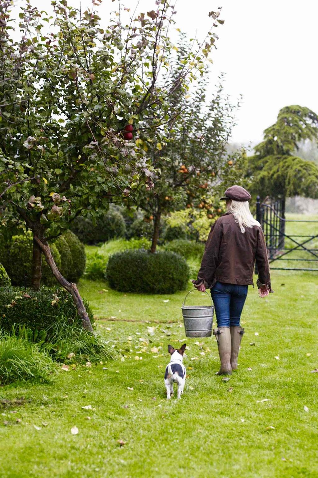 Image may contain Human Person Garden Outdoors Animal Dog Mammal Pet Canine Clothing Apparel Gardener and Worker