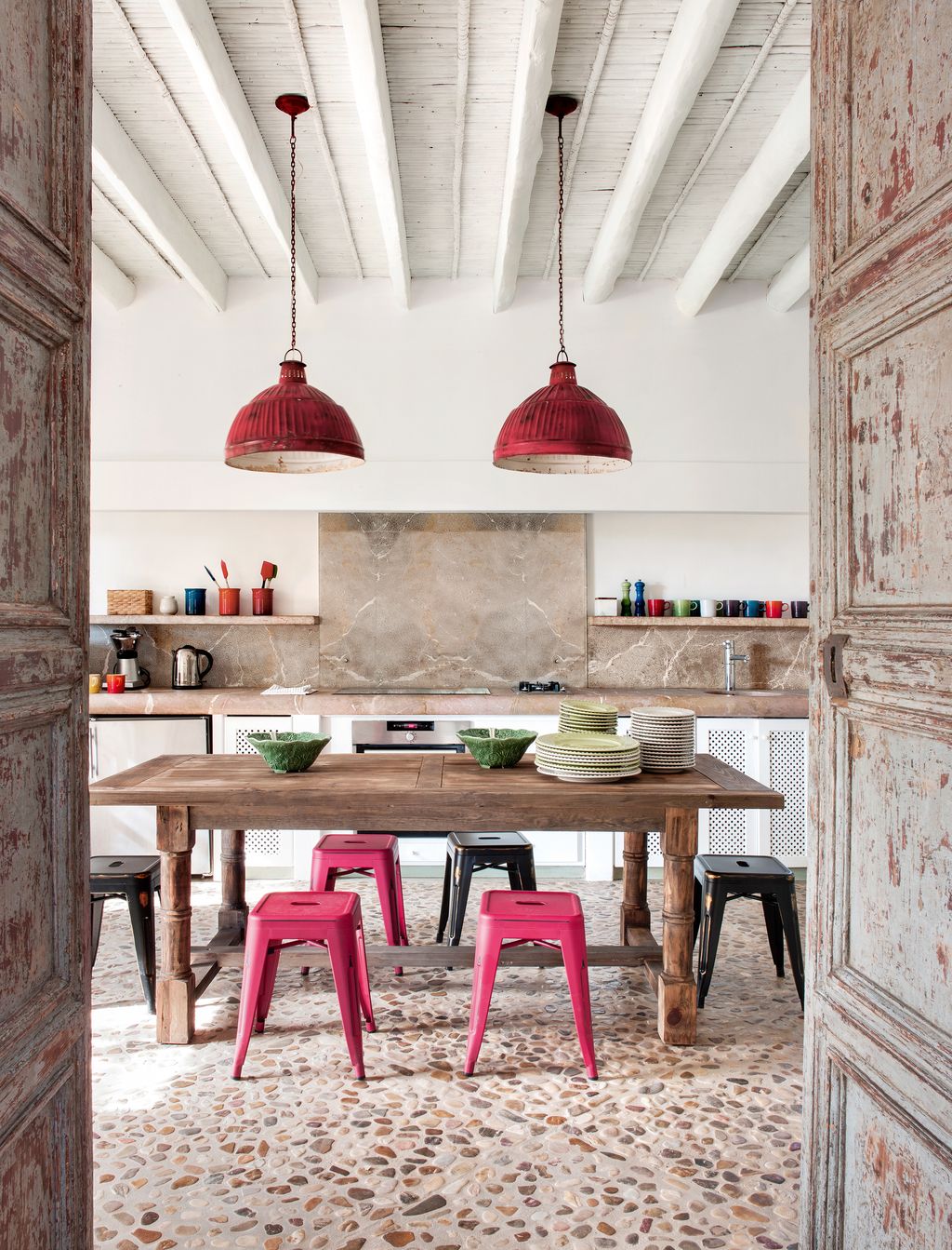 This 200yearold farmhouse in rural Mallorca has become a relaxed family retreat with its sensitively restored original...