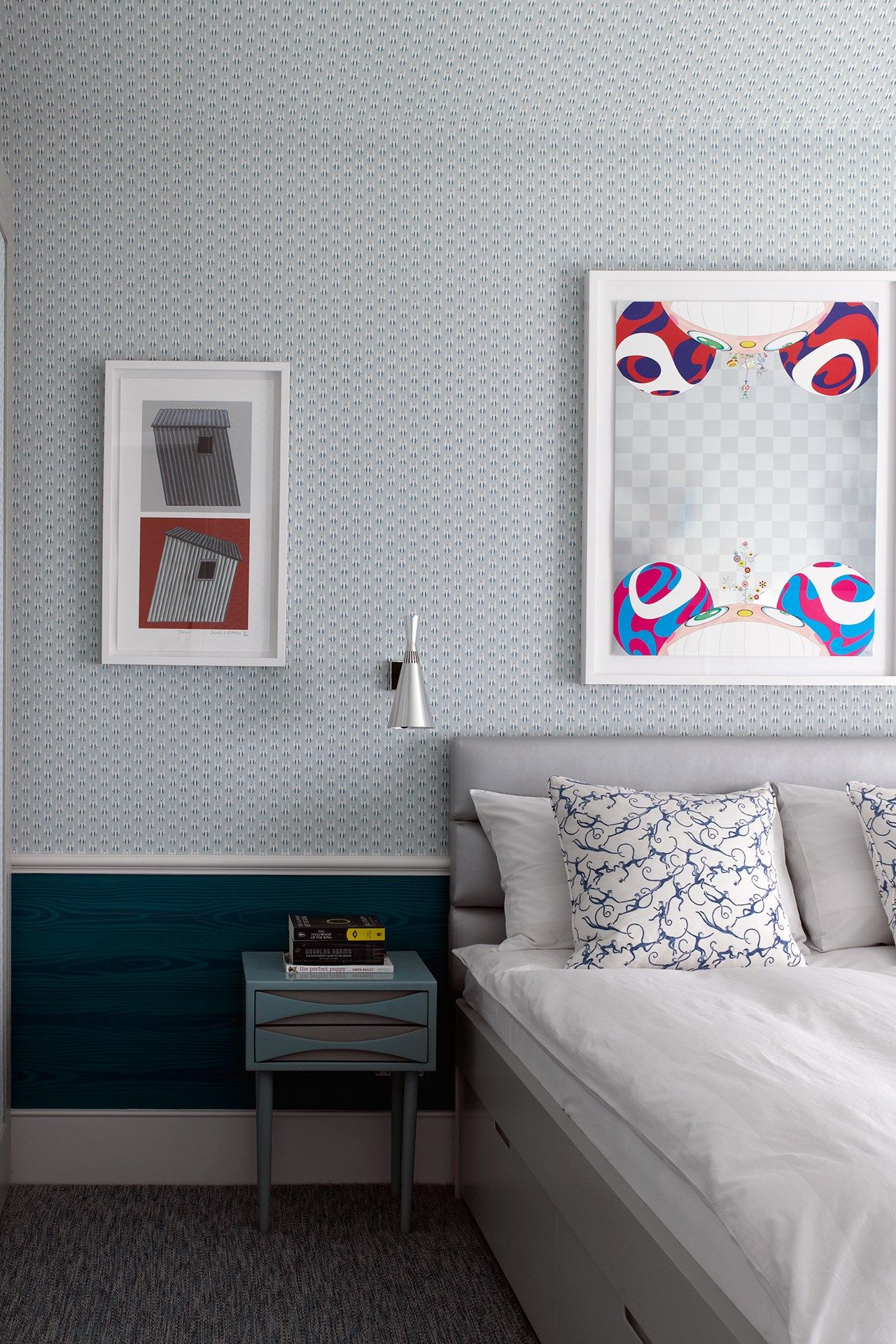 Image may contain Indoors Room Bedroom Dorm Room Furniture Bed and Cushion
