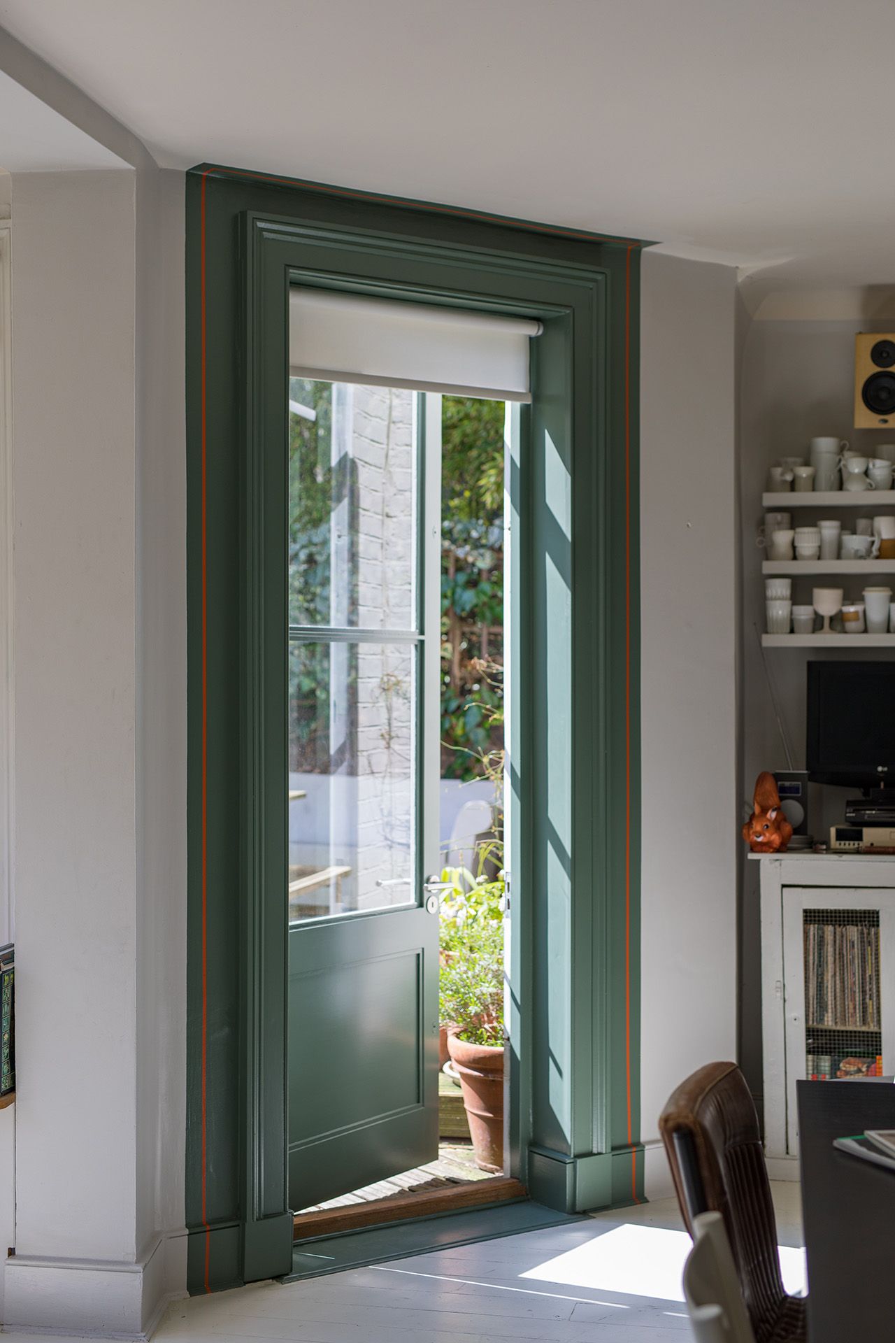 Image may contain Door and Shelf