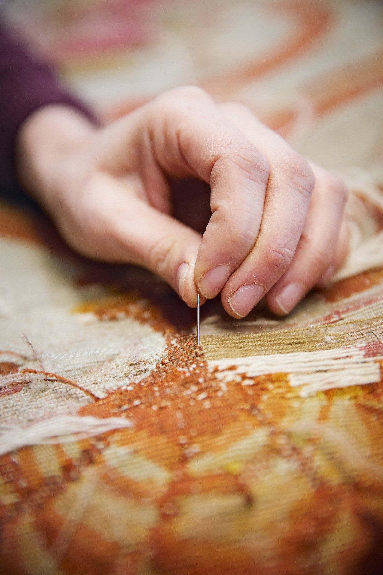 The Tetley Workshop's painstaking restoration of antique carpets