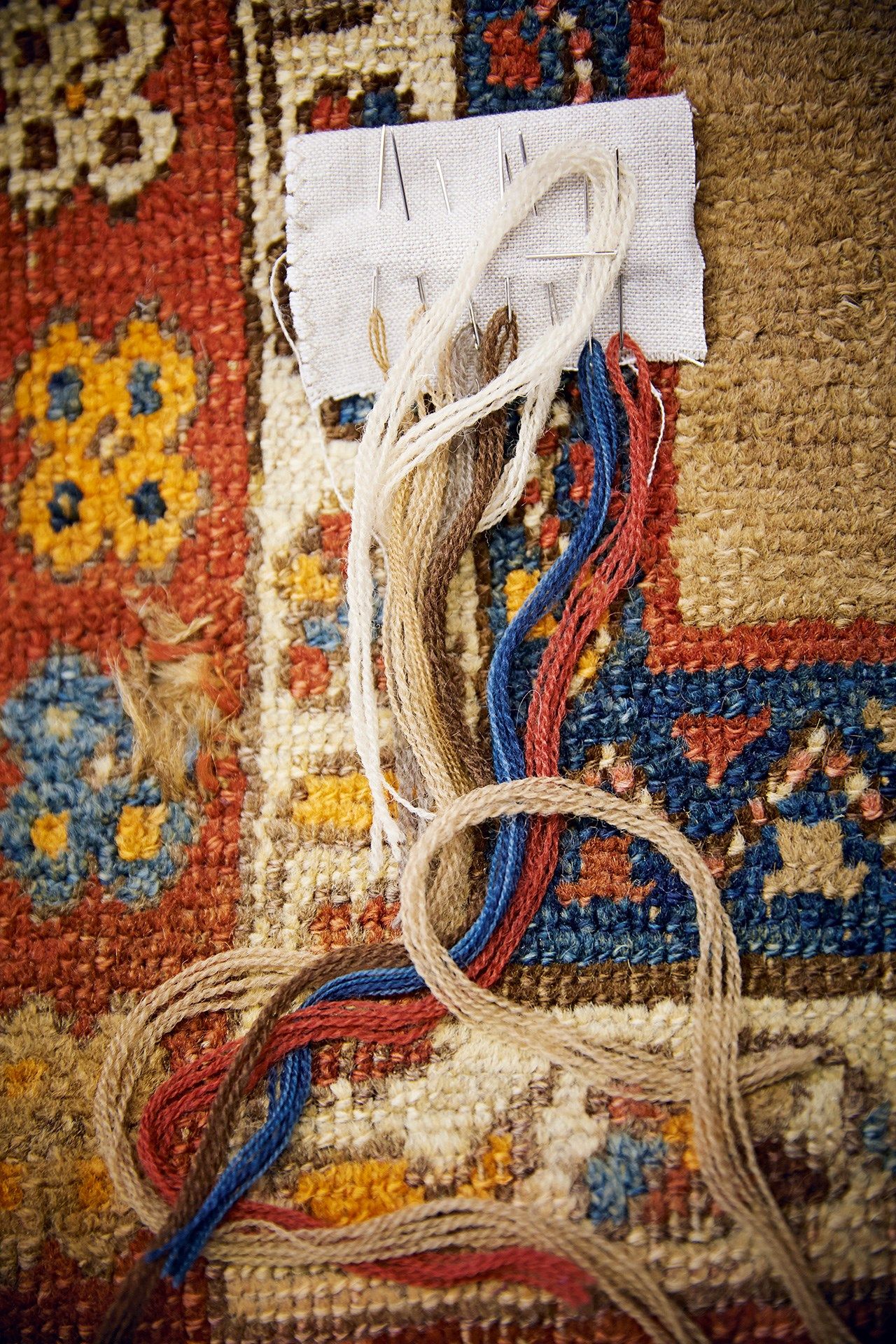 Image may contain Home Decor Linen Human Person and Rug