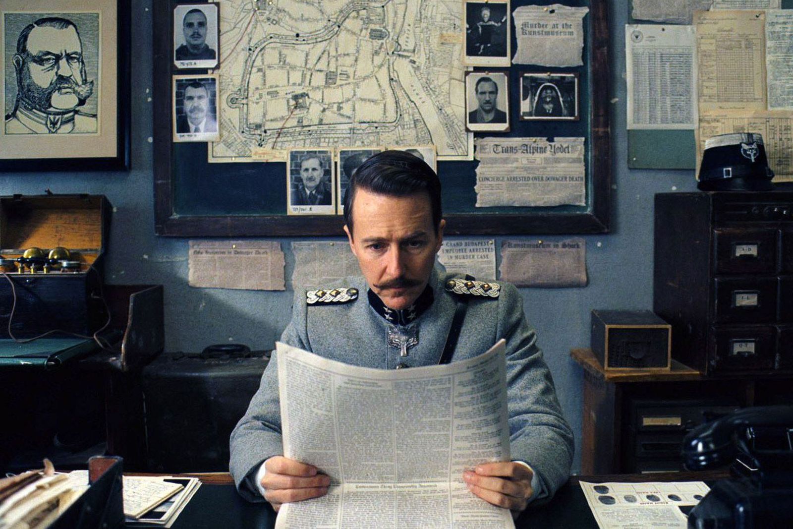 Image may contain Human Person Edward Norton Text and Newspaper