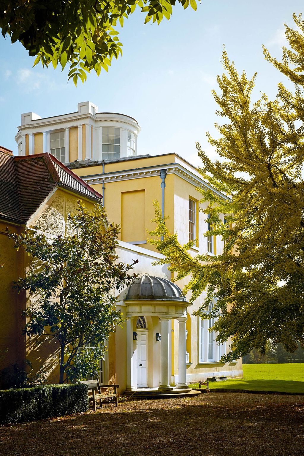 Porch | Bradwell Lodge | English Country House Interior Design Ideas
