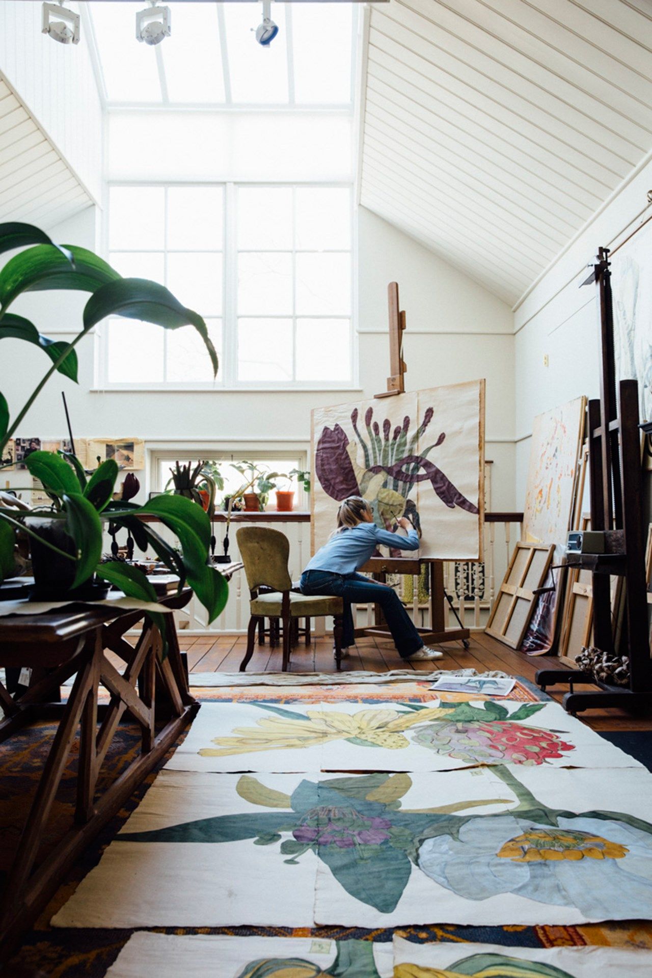 Artist Sarah Graham's London Home and Studio