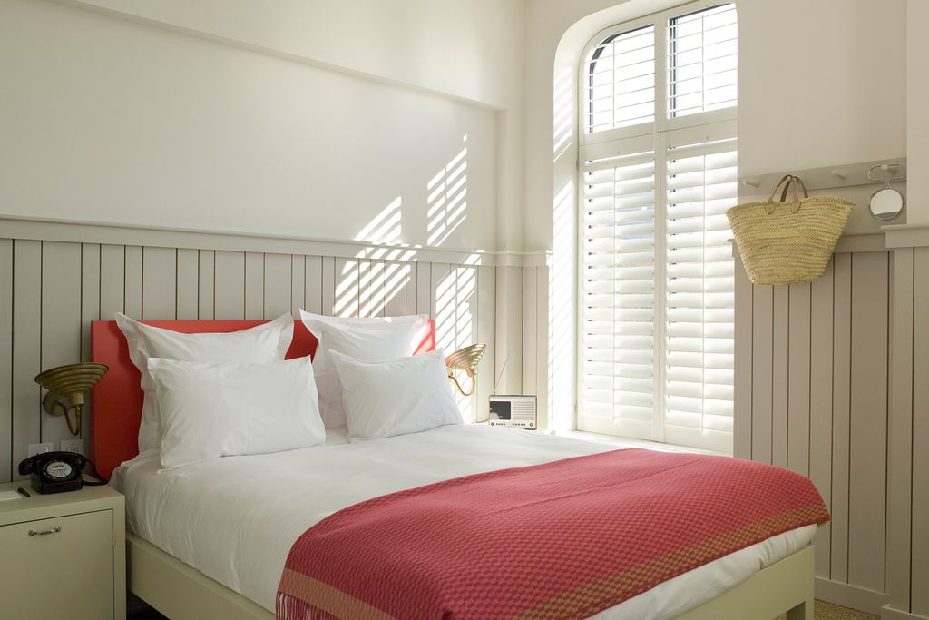 White  Grey Panelled Bedroom | Bedroom Ideas