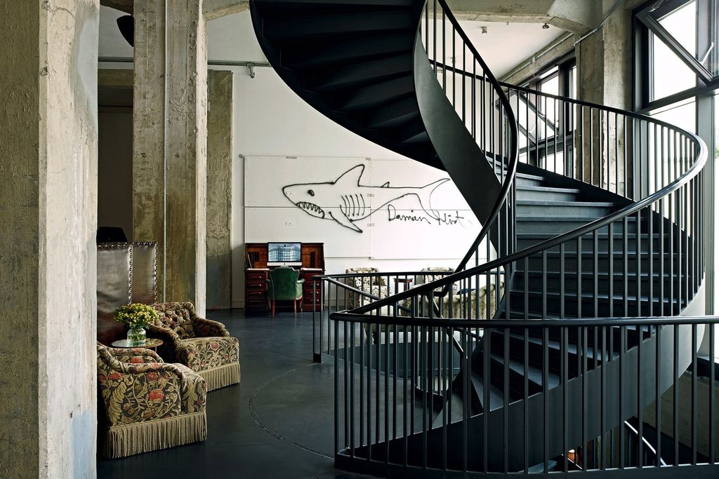Spiral staircase at Soho House Berlin opened in 2010. Nick Jones explains that the most important thing is 'creating...