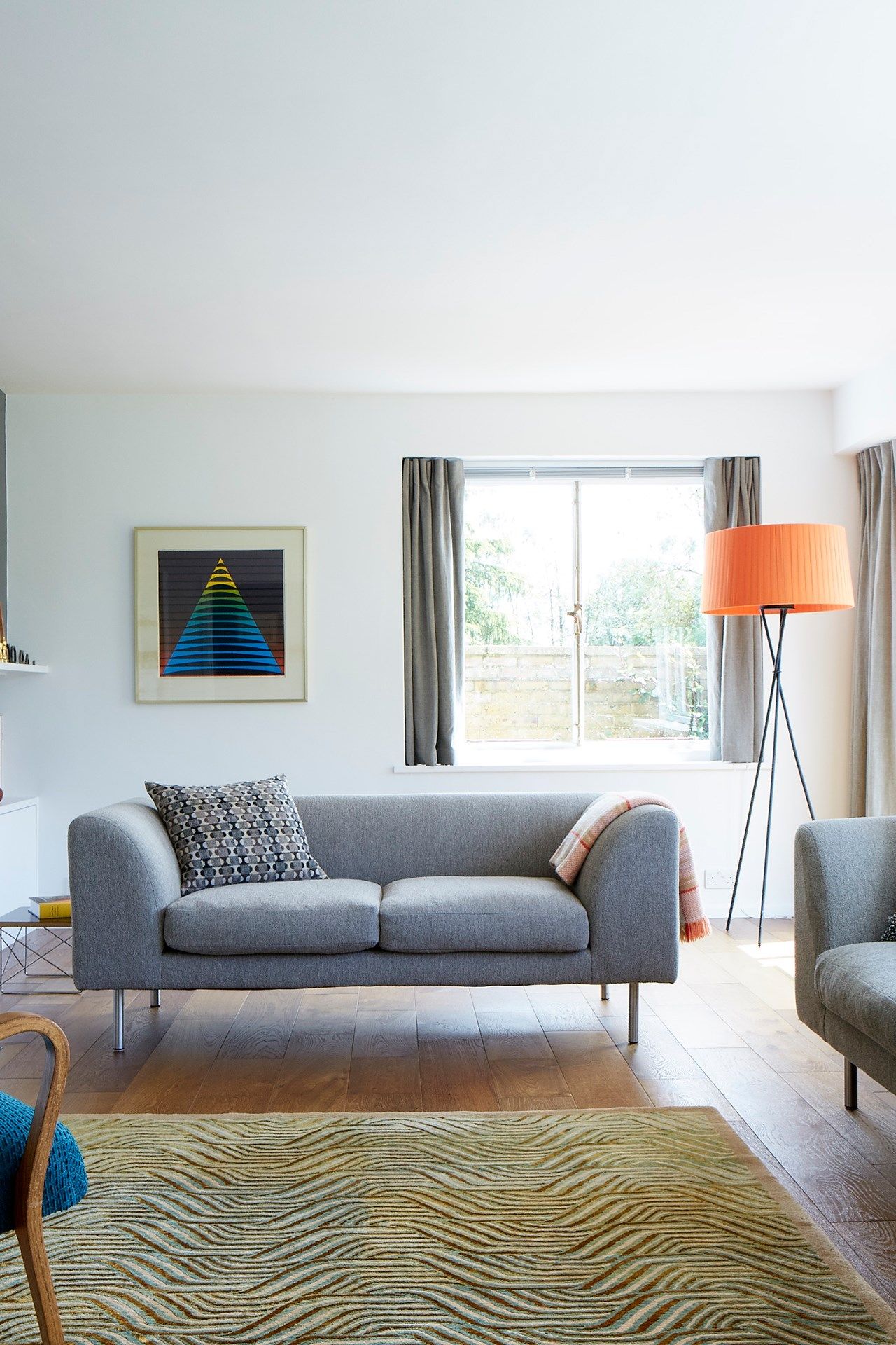 Modern Grey Sofa | Living Room Design Ideas