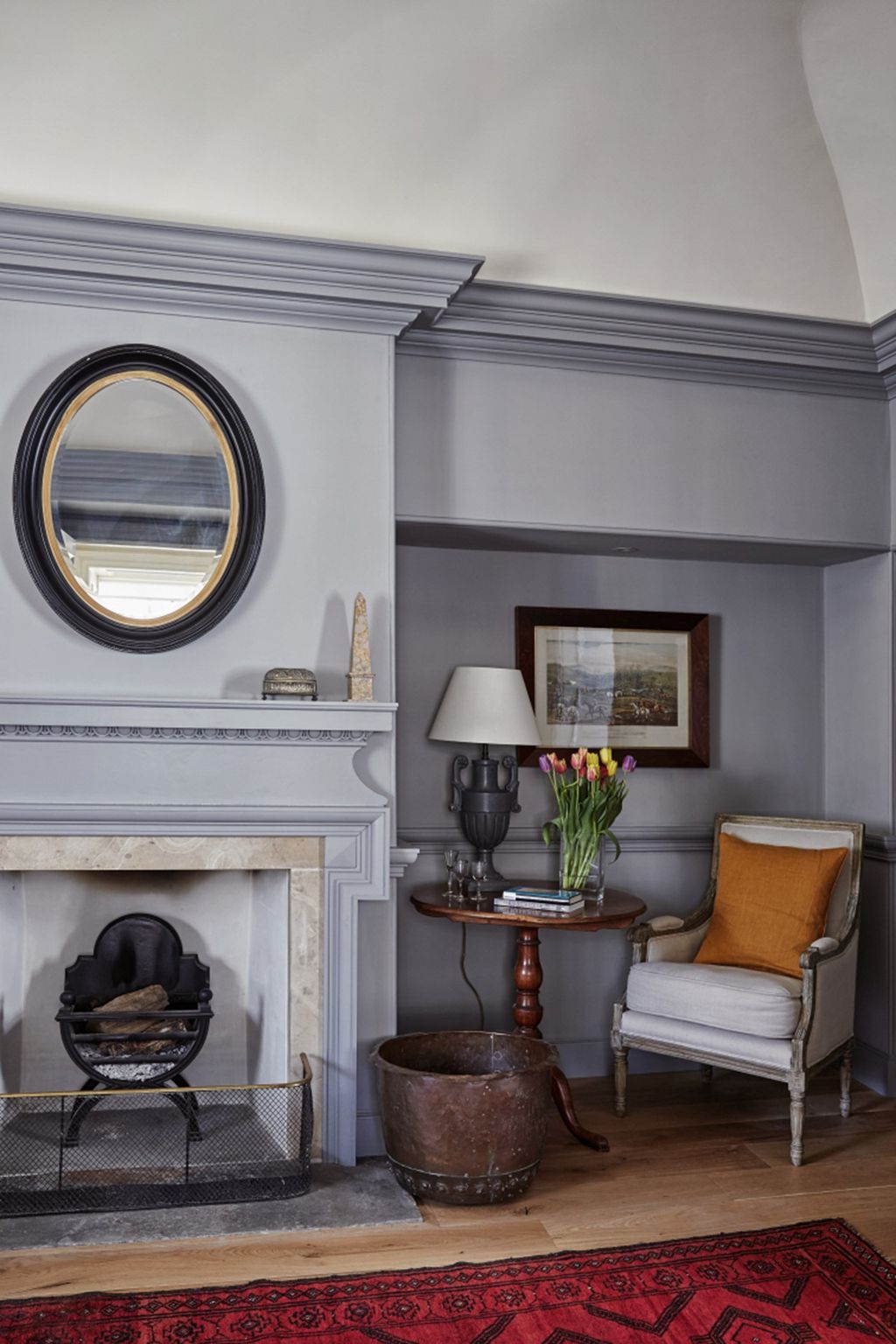 Drawing Room Fireplace Lamb's House in Leith | Real Homes