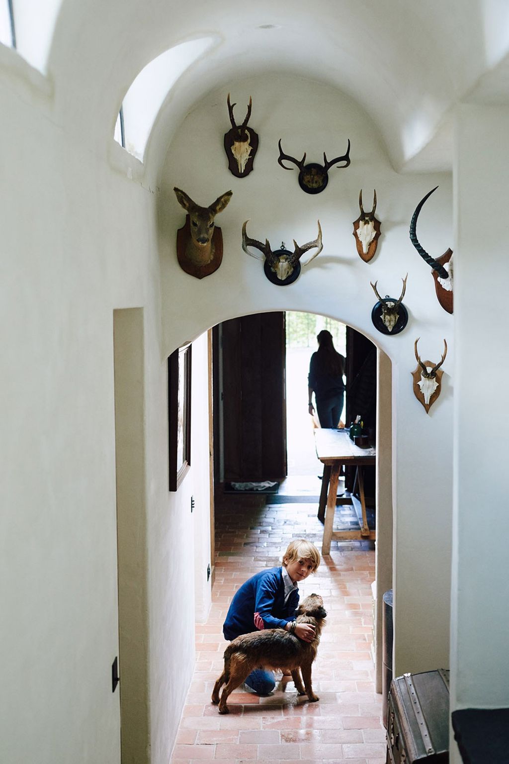 Hallway  At Home Belgian Family Home  Alps Chalet | Real Homes