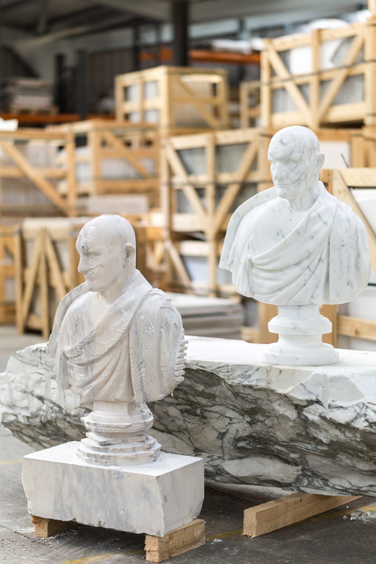 Image may contain Art Sculpture Wood Figurine Statue Human and Person