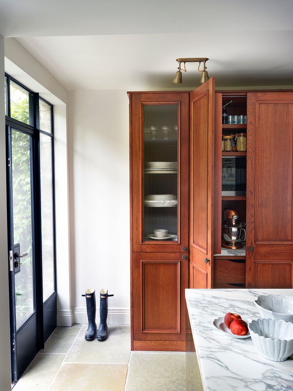 Image may contain Furniture Shelf Door and Home Decor