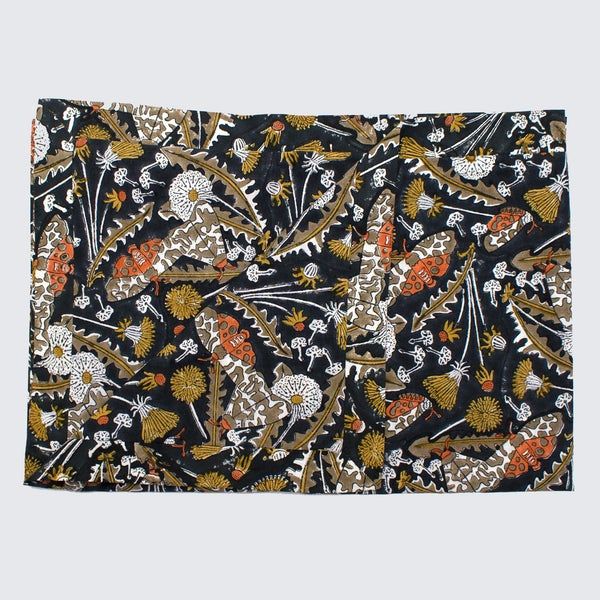 Indian Block Printed Pillow Case garden tiger month 29 from Artisan Adventurers. buttongroup SHOP NOW