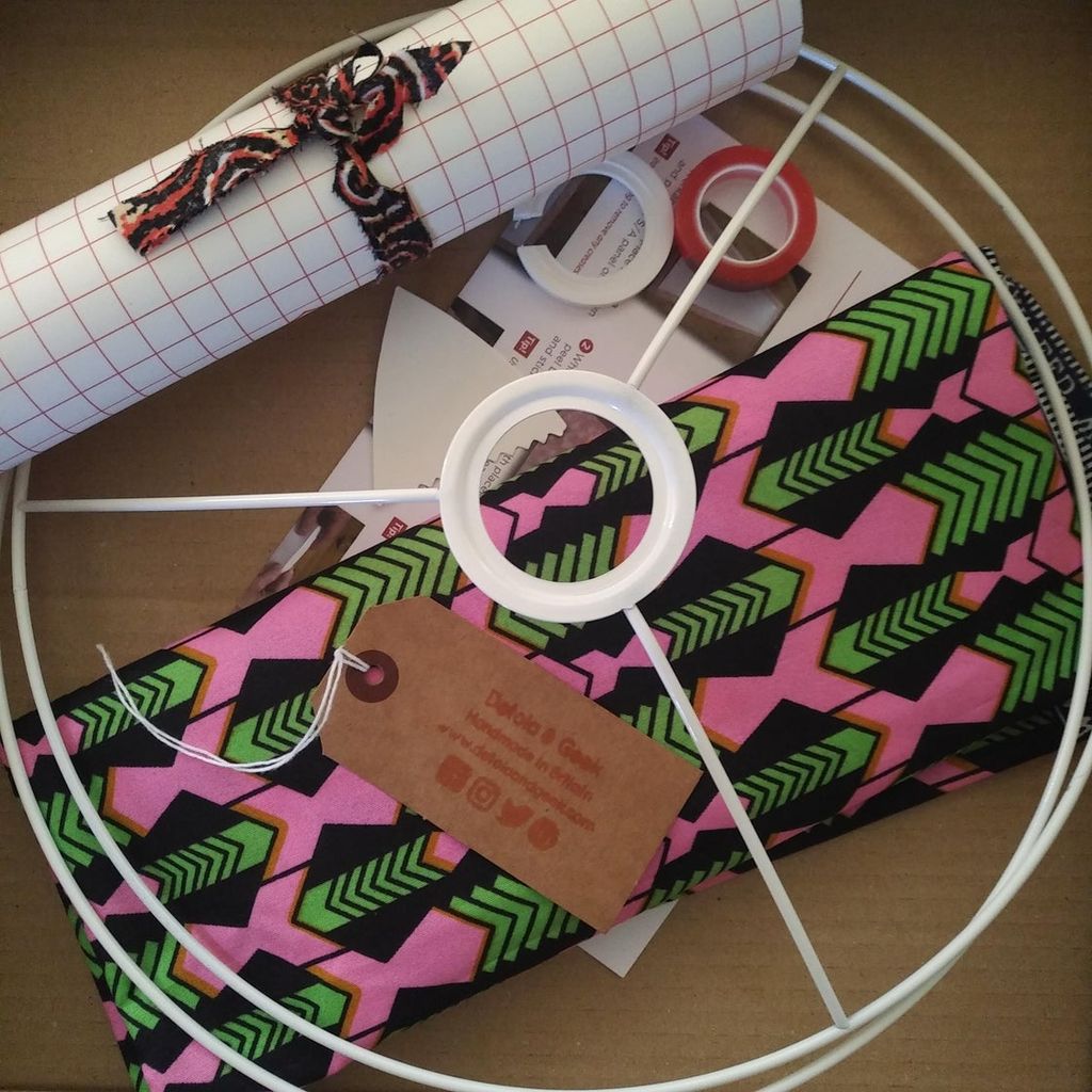 30cm Drum Lampshade Craft Kit 25 from Detola and Geek.  buttongroup  SHOP NOW
