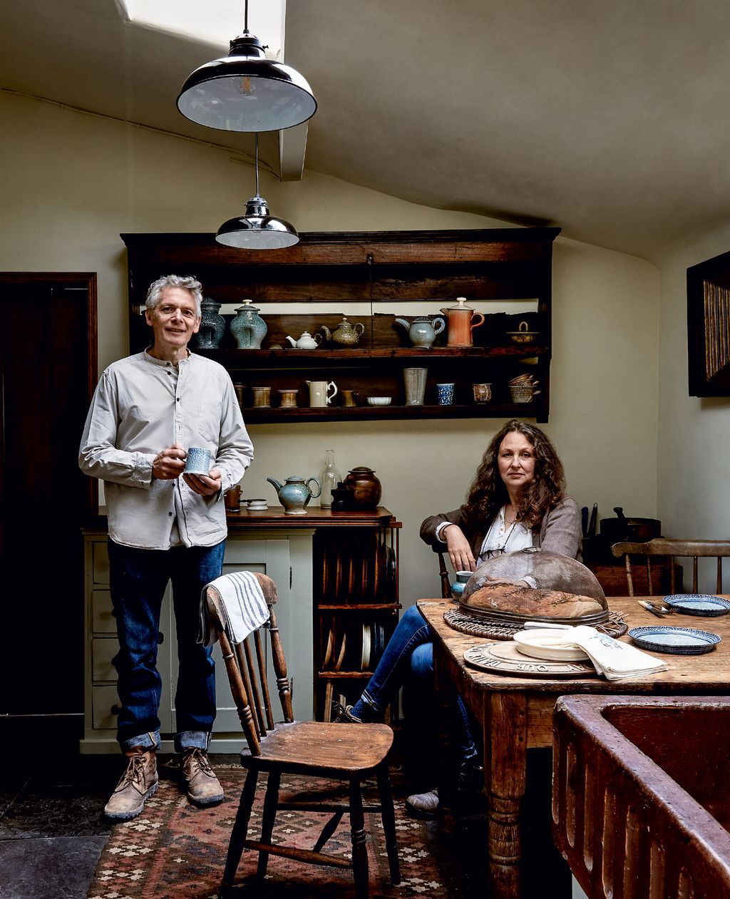 Image may contain Wood Human Person Restaurant Furniture Chair Cafe Plywood Shelf Sitting Hardwood and Cafeteria