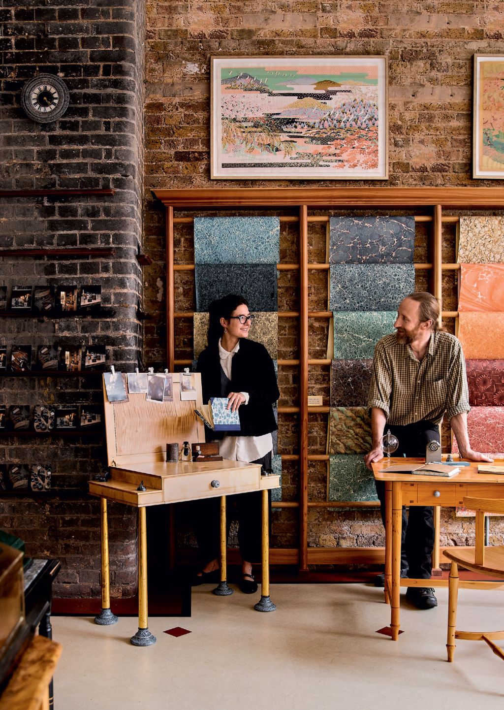 Image may contain Human Person Wood Plywood Shelf Furniture Clothing and Apparel