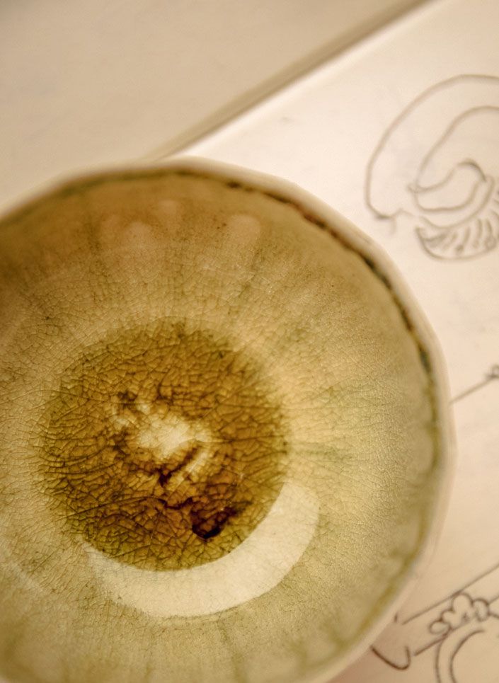 Image may contain Pottery Plant Food Bread and Fossil