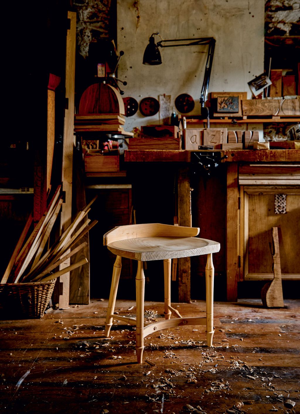 Image may contain Wood Furniture Tabletop Plywood Hardwood Chair and Table