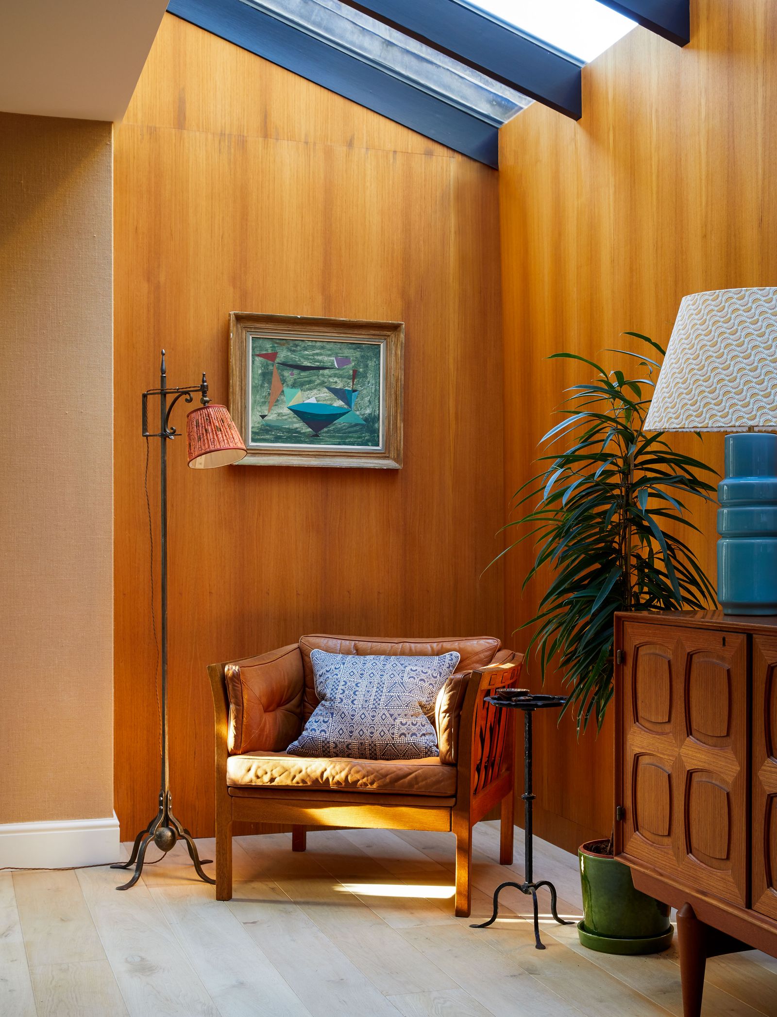 Image may contain Furniture Interior Design Indoors Living Room Room Home Decor and Wood