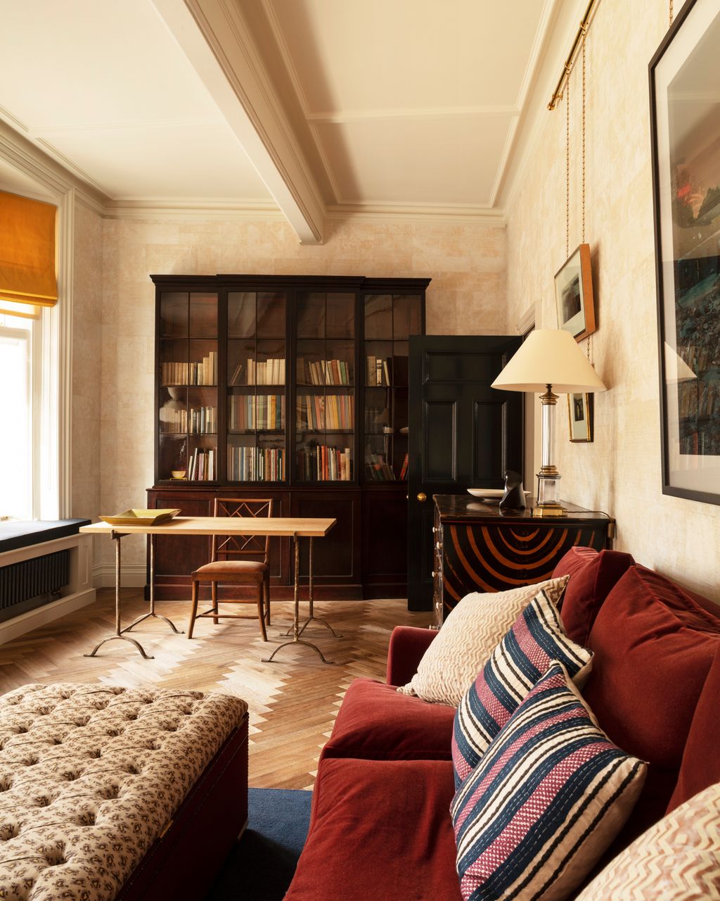 Image may contain Furniture Living Room Indoors Room Couch Chair and Table