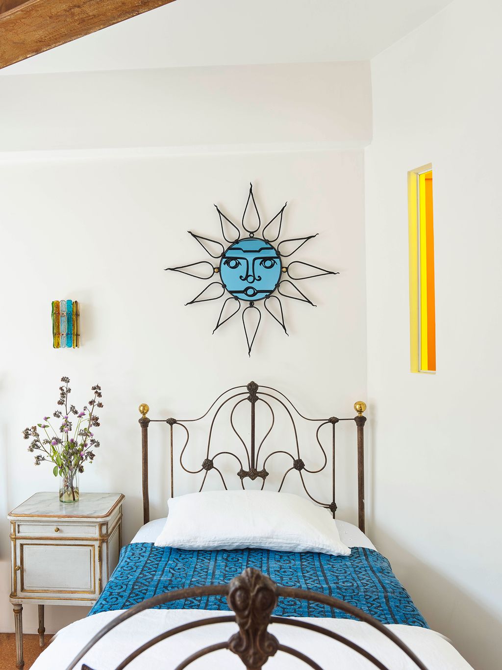 Room Bedroom Indoors Furniture Interior Design and Bed