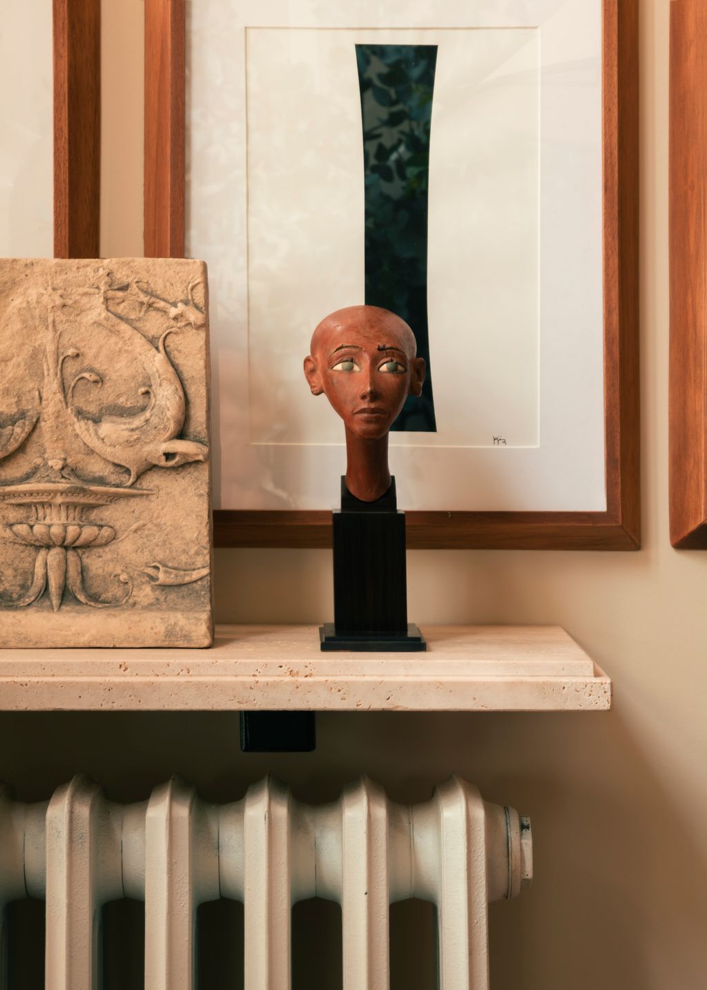 Image may contain Wood Shelf Architecture Building and Tutankhamun