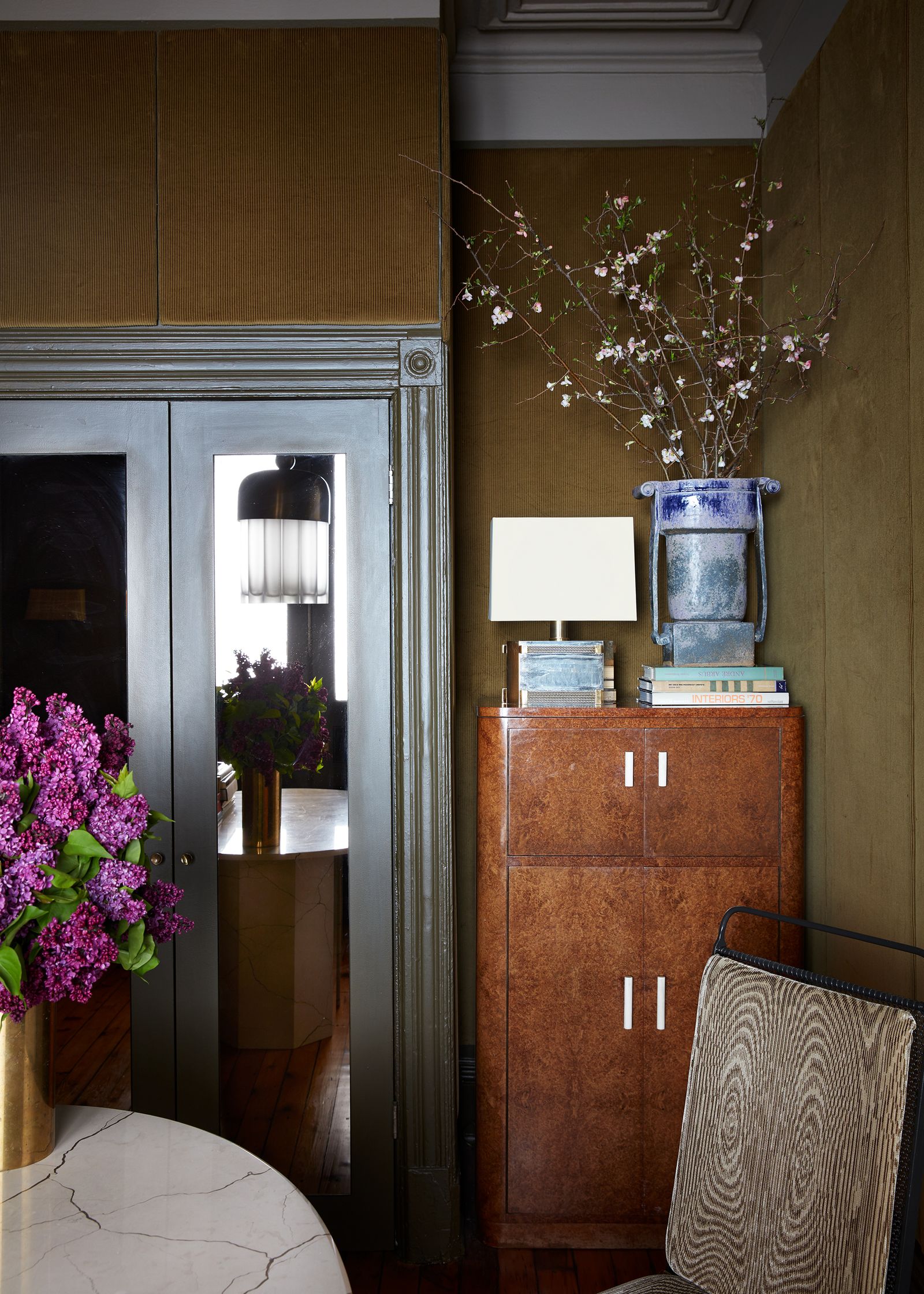 Image may contain Flooring Furniture Interior Design Indoors Home Decor Plant Electronics Monitor and Display