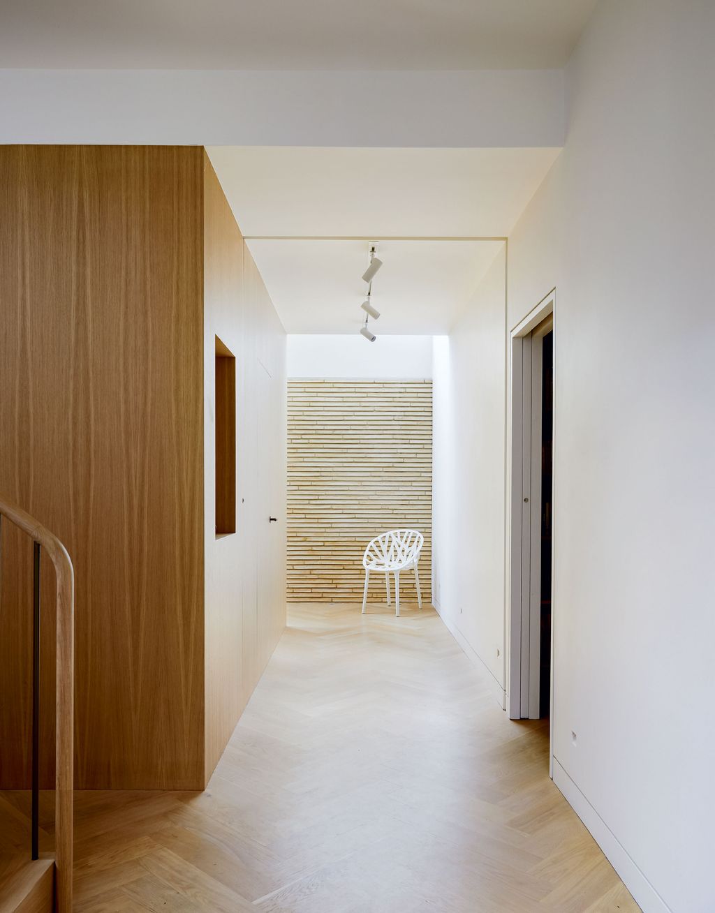 Image may contain Flooring Floor Corridor Wood and Hardwood