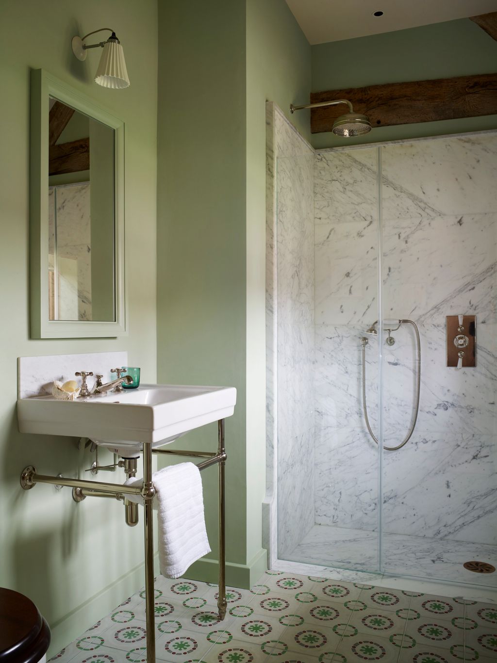 Image may contain Corner Indoors Room Bathroom and Interior Design