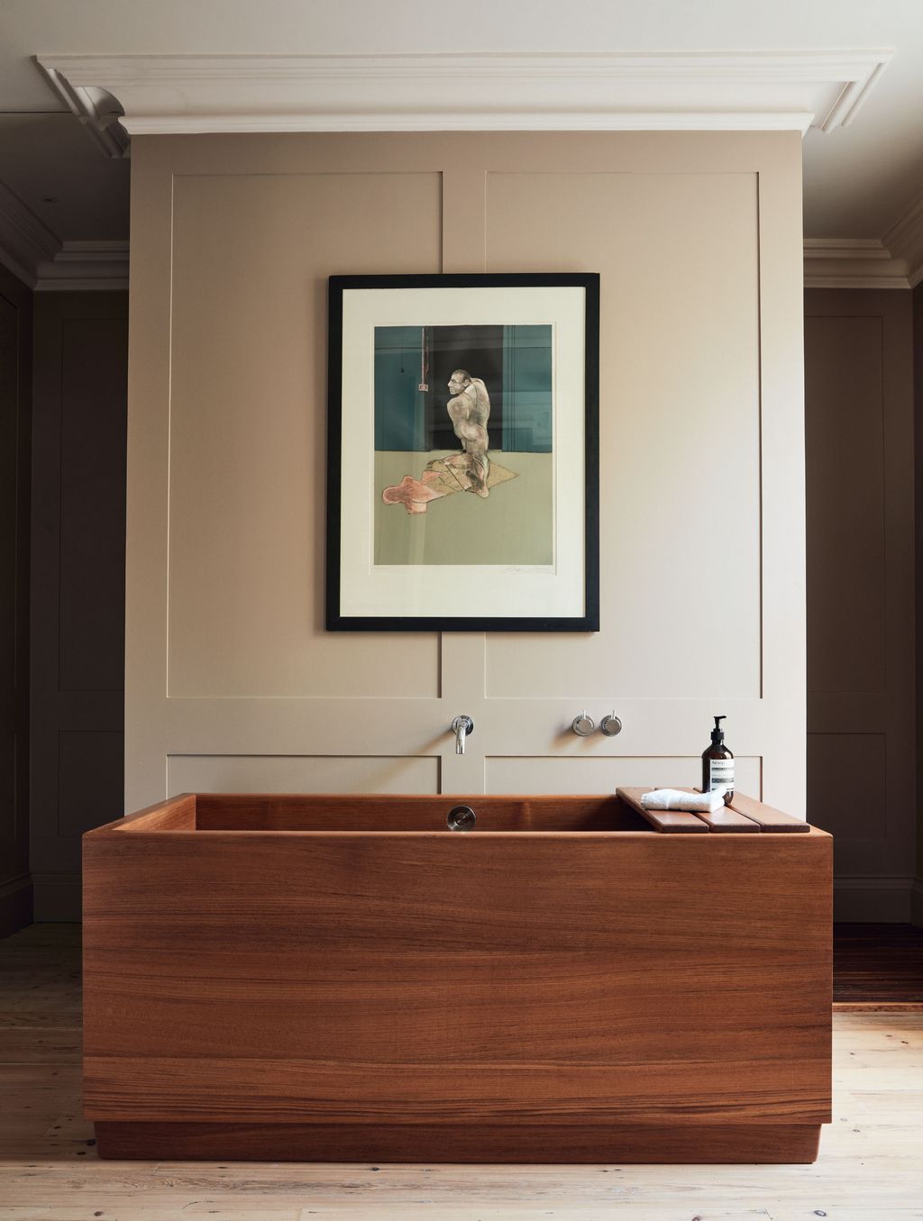 Image may contain Wood Flooring Hardwood Furniture Plywood and Floor