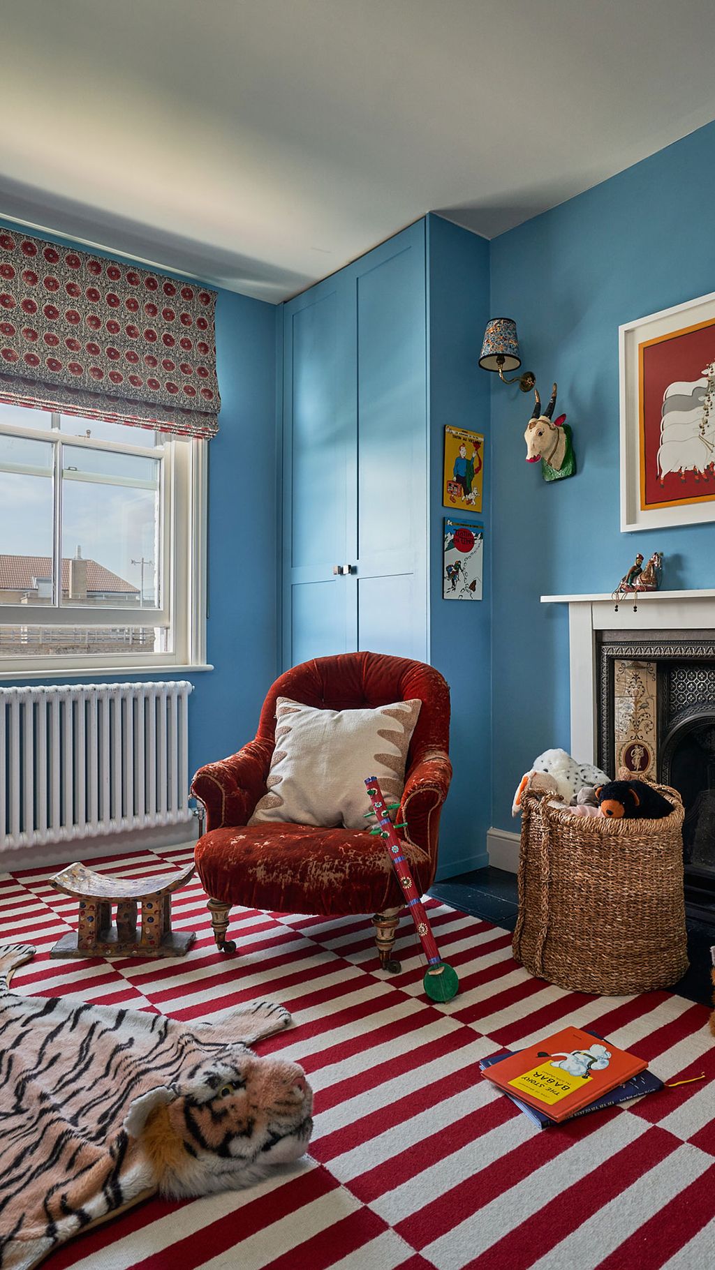 Kate Guinness Design had a lot of fun with colour in this childs bedroom from her project in West London. The warm tones...