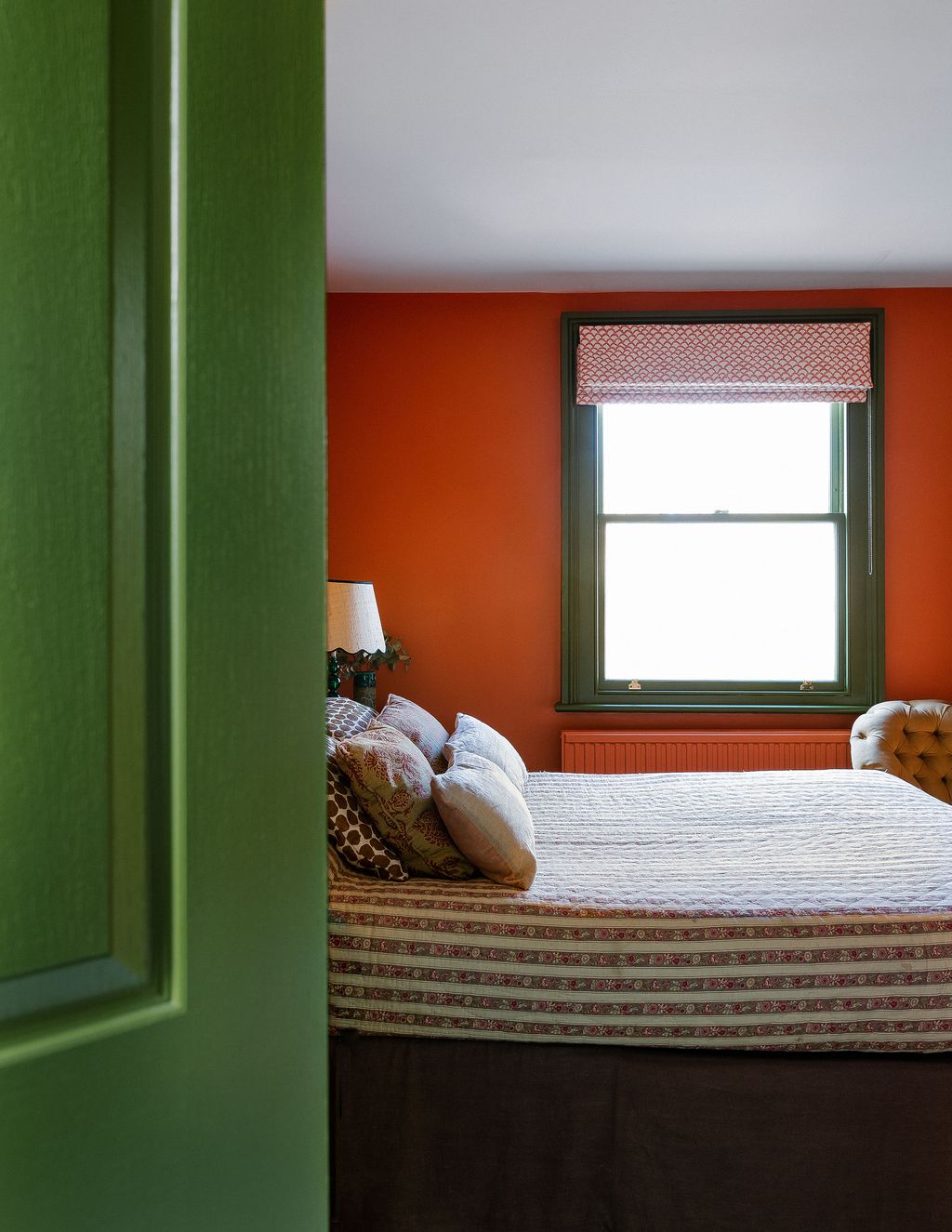 Originally Sandra had planned to paint the spare room a bright pink and its the only room that changed from the original...