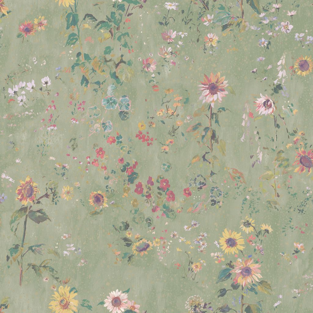 ‘Cottage Garden wallpaper by Flora Roberts 70cm wide 198 a 10metre roll from Hamilton Weston buttongroup Shop now
