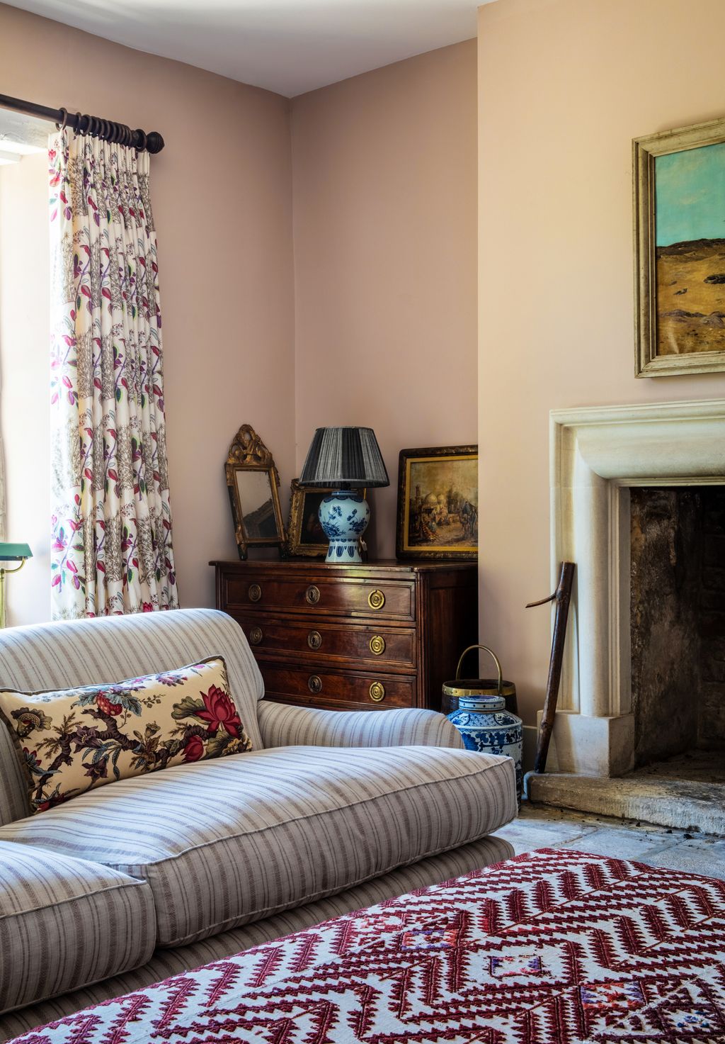 Image may contain Living Room Room Indoors Furniture Interior Design Couch Rug Bed and Home Decor