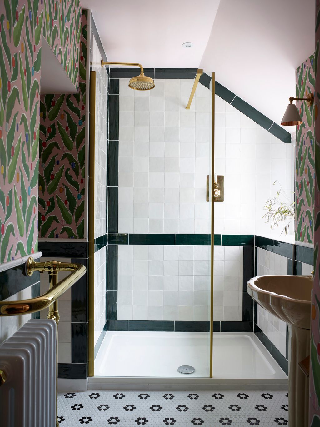 Image may contain Indoors Room Bathroom Interior Design and Shower