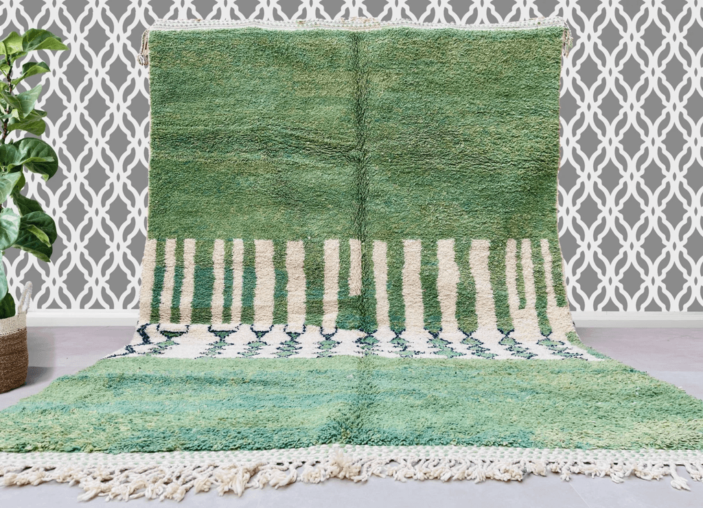 Costum Moroccan Green Rug 212.54 from Artlina Rugs on Etsy.  buttongroup  SHOP NOW