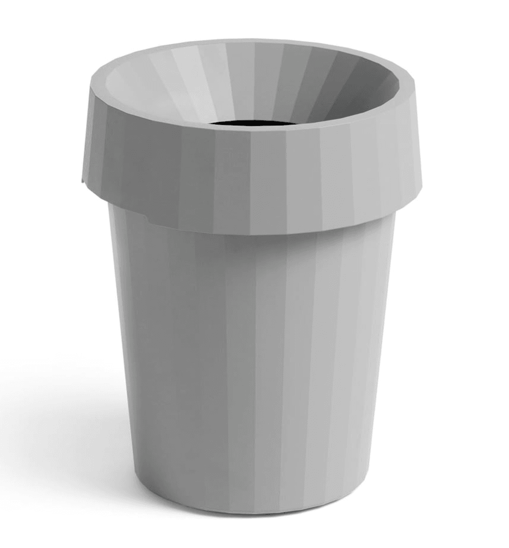 Image may contain Tin Trash Can Can and Tape