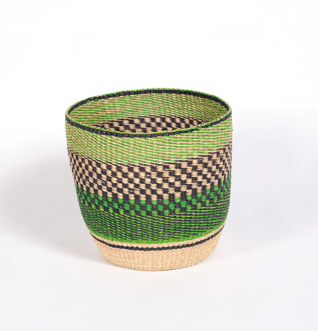 No. 22 Waste Paper Basket one of a kind 30 from Wovenology.  buttongroup  SHOP NOW