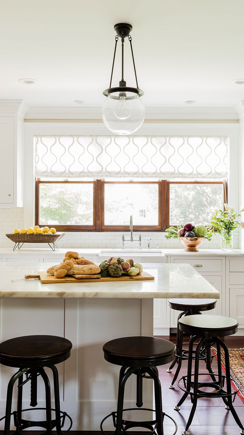 Image may contain Indoors Room Furniture and Kitchen Island