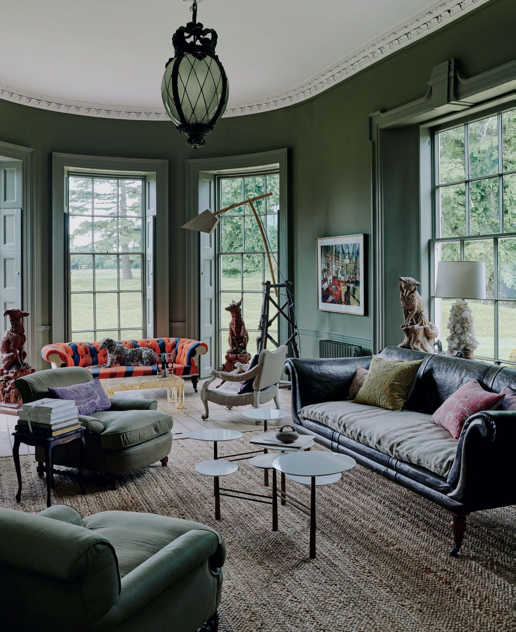 Keith Johnson and Glen Senk's sitting room