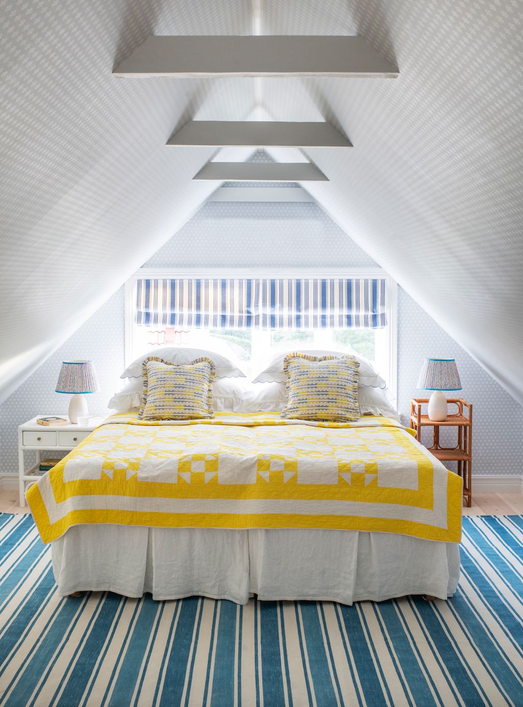 Image may contain Loft Building Housing Attic Indoors Furniture Bed Room and Bedroom