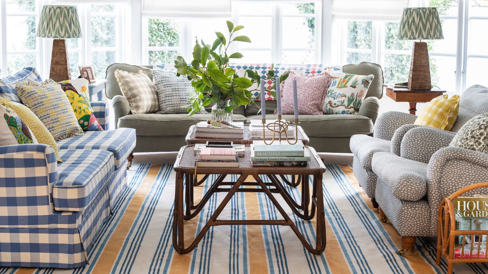 Image may contain: Furniture, Table, Coffee Table, Living Room, Room, Indoors, Chair, Tabletop, Couch, Home Decor, and Rug