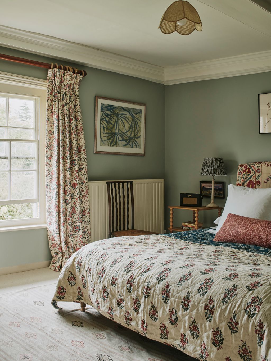 Image may contain Furniture Bed Indoors Room Bedroom Interior Design and Home Decor